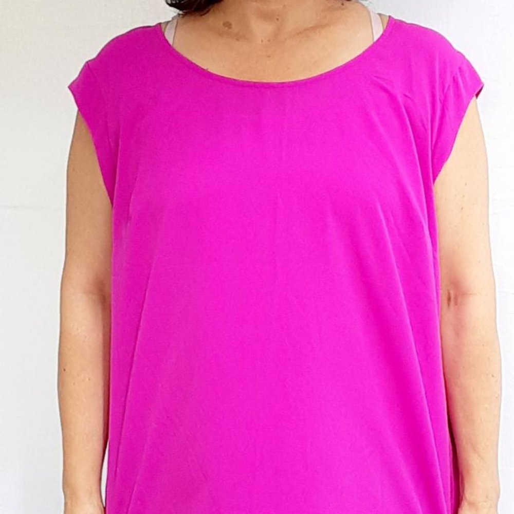 Merona Hot Pink Short Sleeve Top XXL